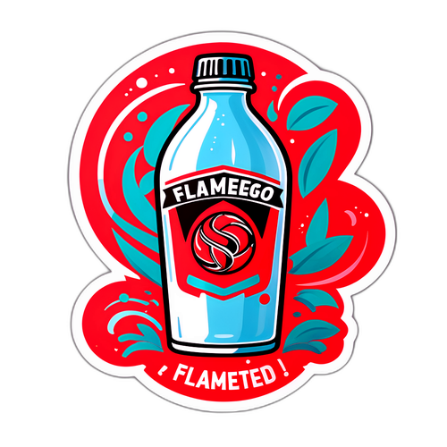 Criação de um logotipo estilizado do Flamengo