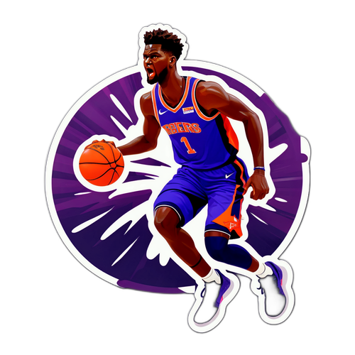 Autocollant dynamique de DeAndre Ayton