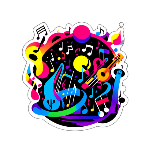 Conception vibrante pour le festival de musique
