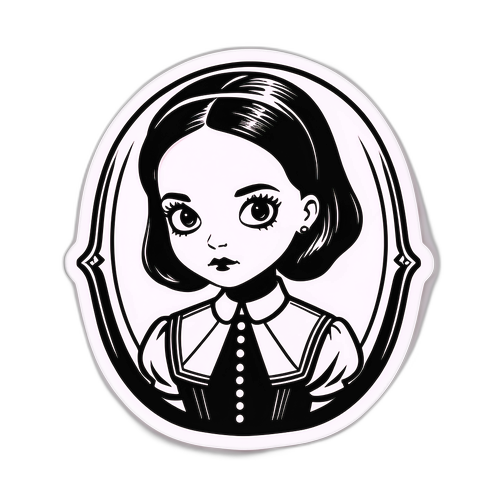 Minimalist Ons Wednesday Addams