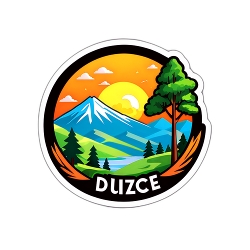 Düzce'nin Doğal Güzellikleri Sticker