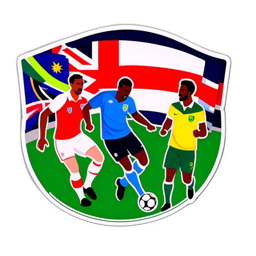 Sticker ya Mechi ya England na Afrika Kusini