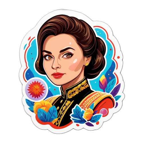 Стикер с портретом Ирины Горбачевой