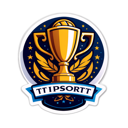 Nálepka s trofejí 'tipsport'