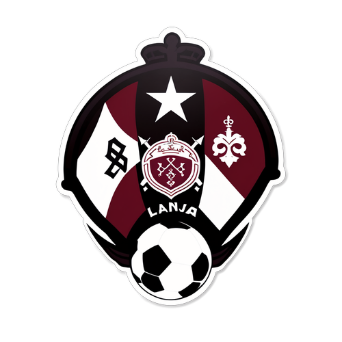 Adesivo do jogo Lanús x Vasco da Gama
