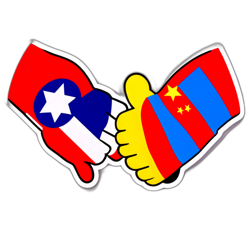 中柬泰三国停火贴纸
