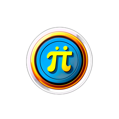 Minimalist Modern Teknoloji Estetiği ile Pi Coin Tasarımı