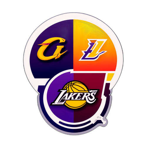 Sticker ng Cavaliers at Lakers