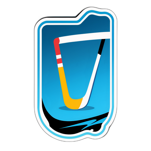 Ijshockey Stick Sticker