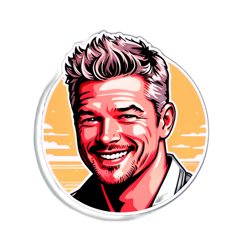 Eric Dane souriant dans un design stylisé