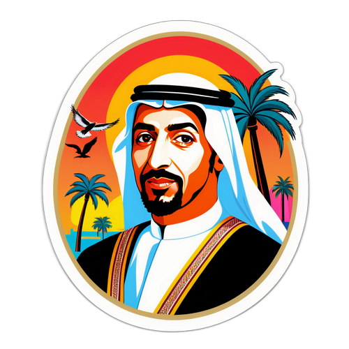 ייצוג צבעוני של מוחמד בן זייד