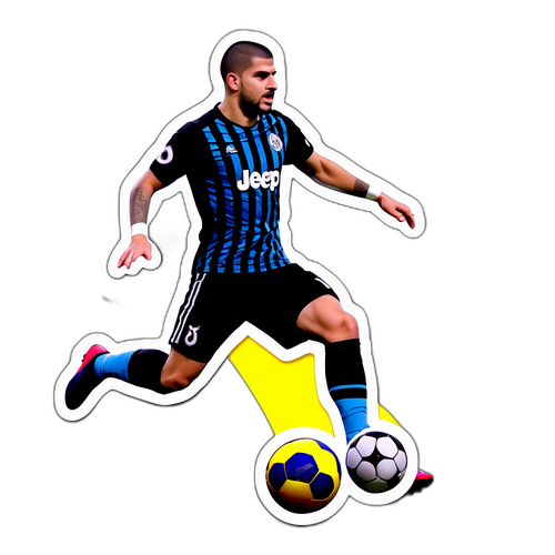 Mitrovic Futbol Şutu Stickers
