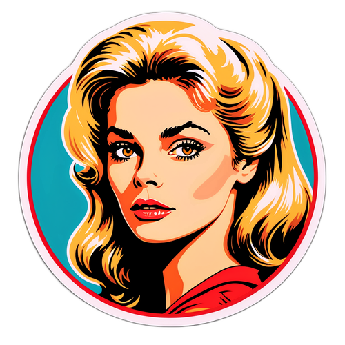 Brigitte Bardot Filmstílus Sticker