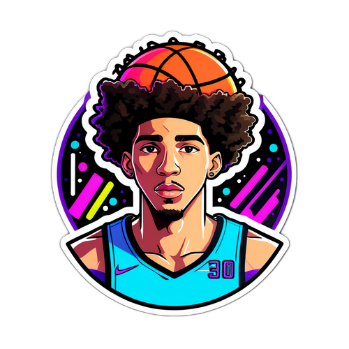Futuristic LaMelo Ball Sticker Design