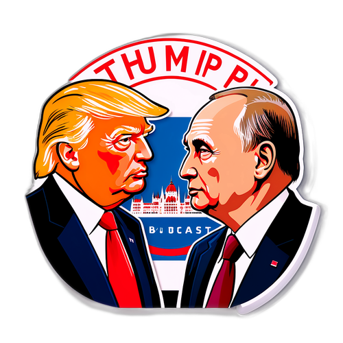 Trump és Putyin kártya Budapest vonatkozásával
