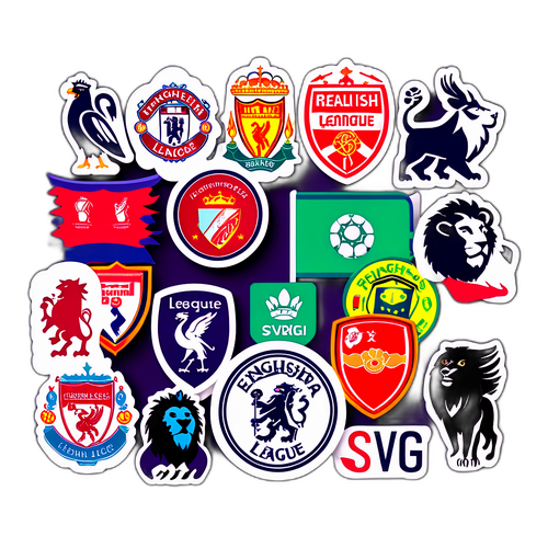 Stiker Liga Primer Inggris yang Kreatif