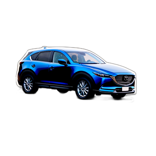Aufkleber des CX-6 Mazda in sportlichem Design
