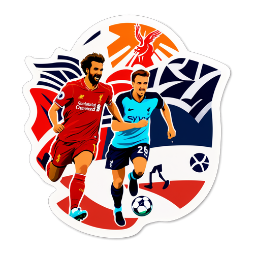 Fotballstemning mellom Liverpool og Tottenham