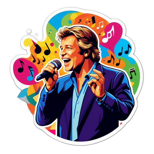 Howard Carpendale mit Mikrofon