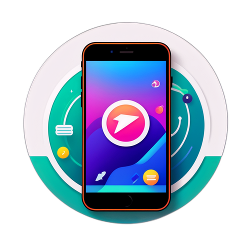 Futuristisk iOS 26 Interface Sticker