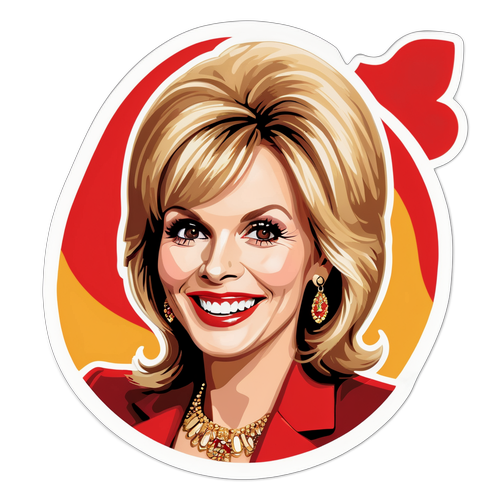 Joanna Lumleyn ikonisella hymyllä ja klassisella asusteella