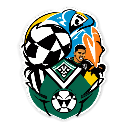 Sticker de la rivalidad entre Juventude y Atlético Mineiro