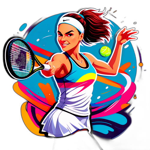 Stiker Energi Elena Rybakina