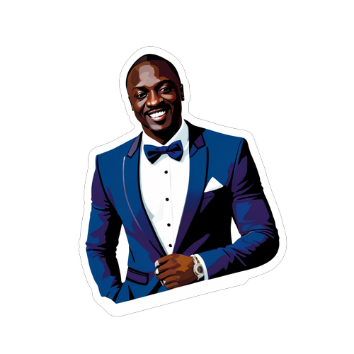 Get Ready to Groove! Sticker Akon: Energi Musik Penuh Warna dan Not!