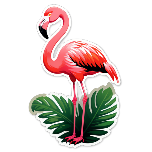 Trooppinen Flamingo: Yhden Jalan Taide, Joka Vie Mielesi Tropiikkiin!