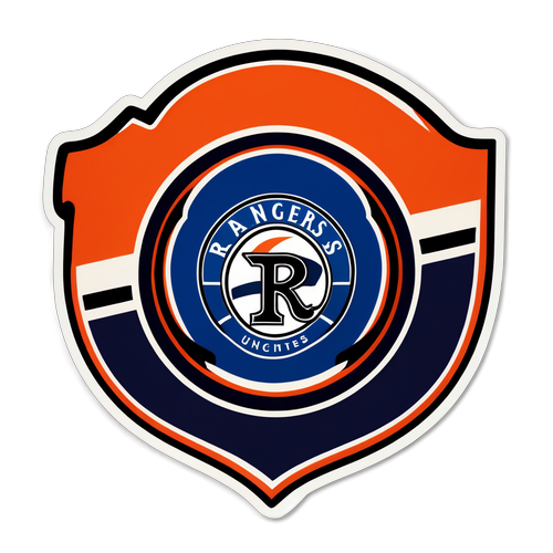 Rangers vs. Dundee United: The Clash of Colors in a Bold New Sticker Design!