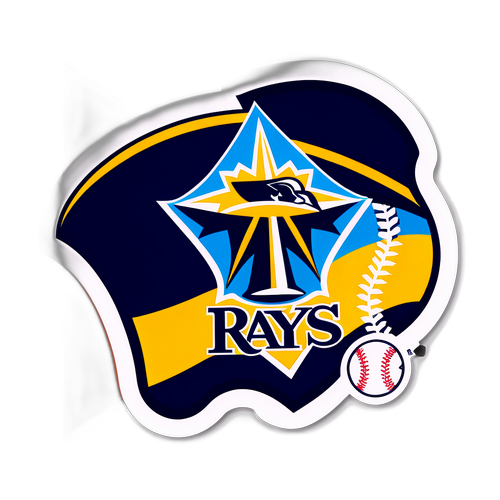 Логотип Tampa Bay Rays: взрыв цвета