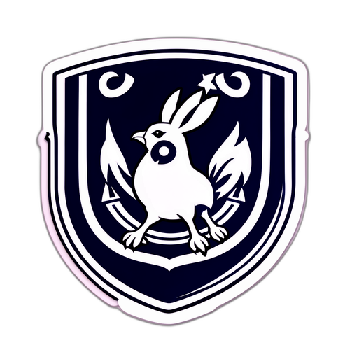 Наклейка с логотипом Тоттенхэма