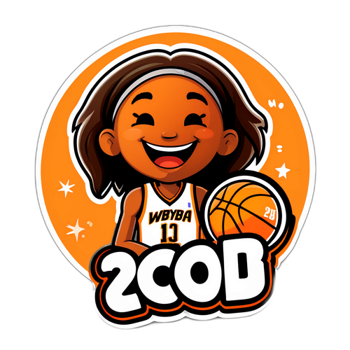 Cute na Sticker para sa WNBA