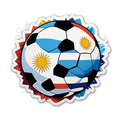 Shocking! Desain Stiker Mempesona yang Menggabungkan Sepak Bola Argentina dan Chili!