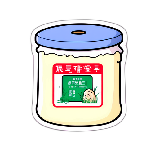 オヤマの緊急米テーマシール