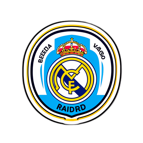 Aufkleber-Design für das Spiel Real Madrid gegen Celta Vigo