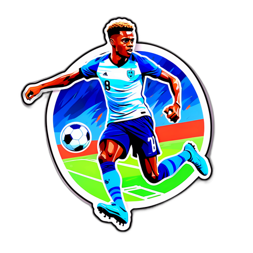 Alexander Isak Fotbolls Klistermärke