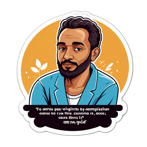 Stiker Gus Yazid: Kebijaksanaan dan Kasih Sayang