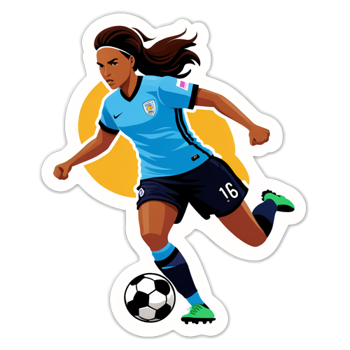 Stiker Sepak Bola Wanita