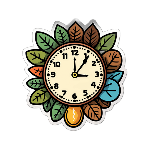 生物年龄时钟贴纸