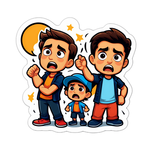 Nálepka pro dramatické situace Bratři a Sestry