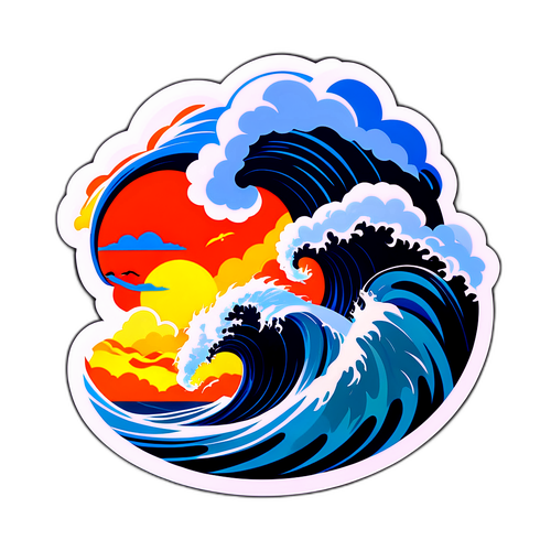 Wellen und Wolken: Einfluss von Hurricane Erin auf die Karibik