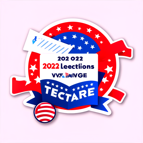Sticker na Naglalaman ng mga Ulat sa 2022 Eleksyon