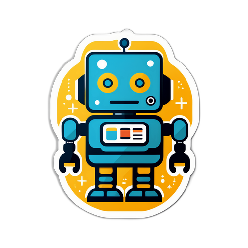 Sticker Robot Thông Minh