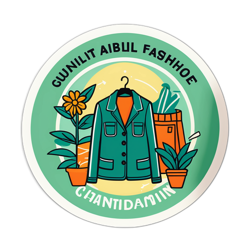 可持续时尚贴纸