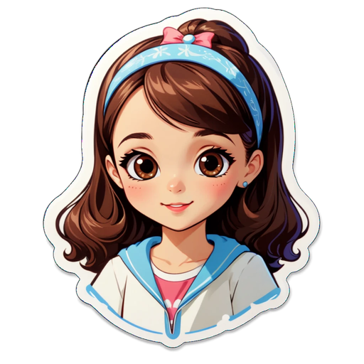 Meet the Cutest Sticker That Will Melt Your Heart! Discover the Adorable Girl Who Brings Warmth and Charm!