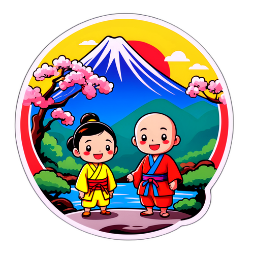 カラフルな日本の風景とエドマン