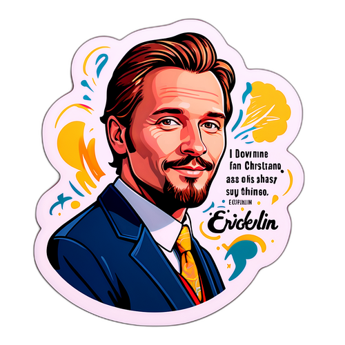 Sticker mit stilisierter Darstellungen von Christian Eckerlin