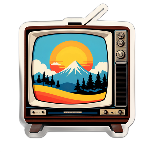 पुरानी शैली का स्टिकर: 'भूतकाल को जीवन में लाना'