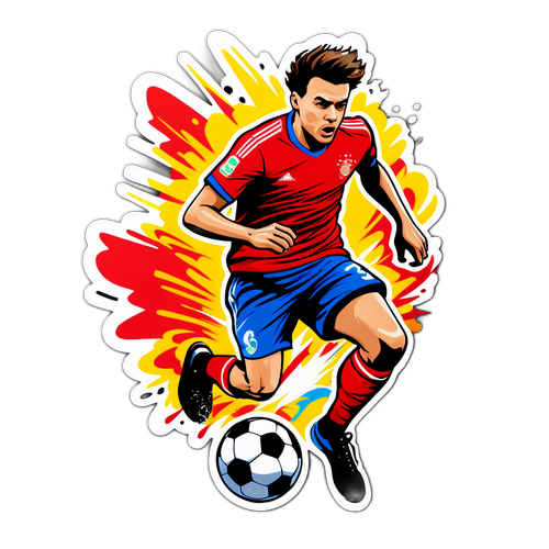 Sticker ya Szoboszlai Akifanya Tendo la Kucheza Mpira